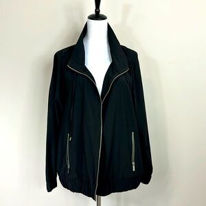 CALVIN KLEIN WOMENS LIGHT JACKET SZ XL BLACK COLOR